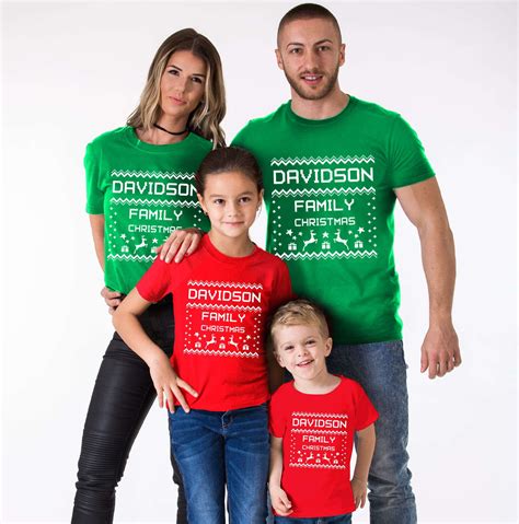 family christmas shirts